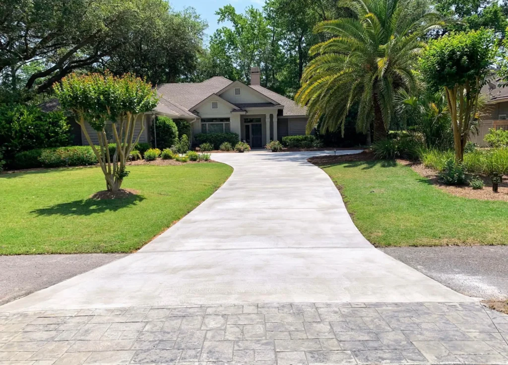 ready new look orange driveway