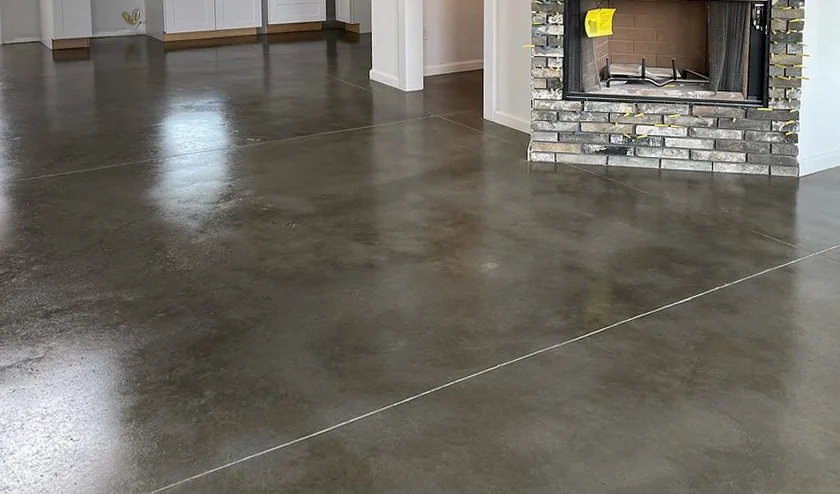 decoratibe concrete floor