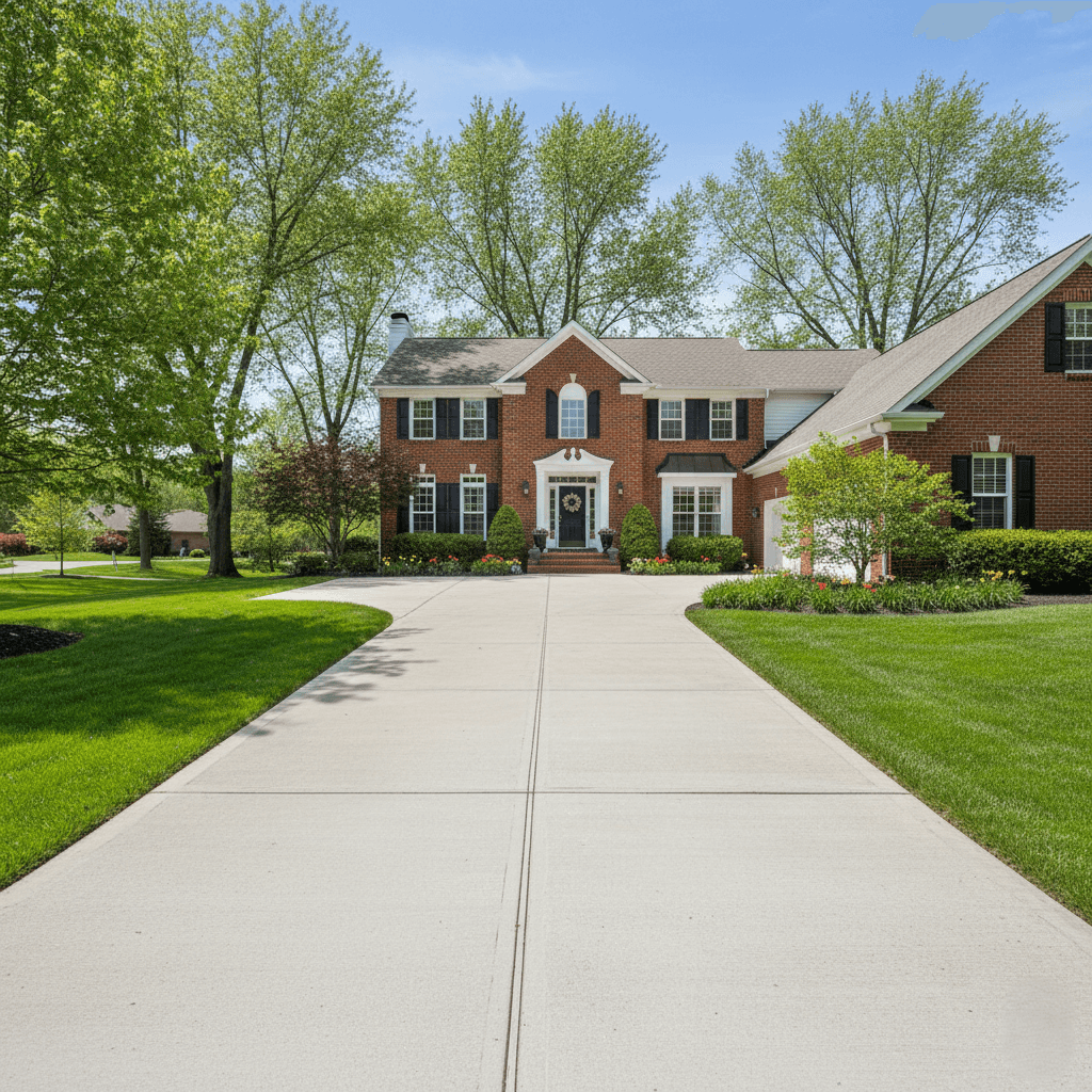 concrete driveway fairfield oh