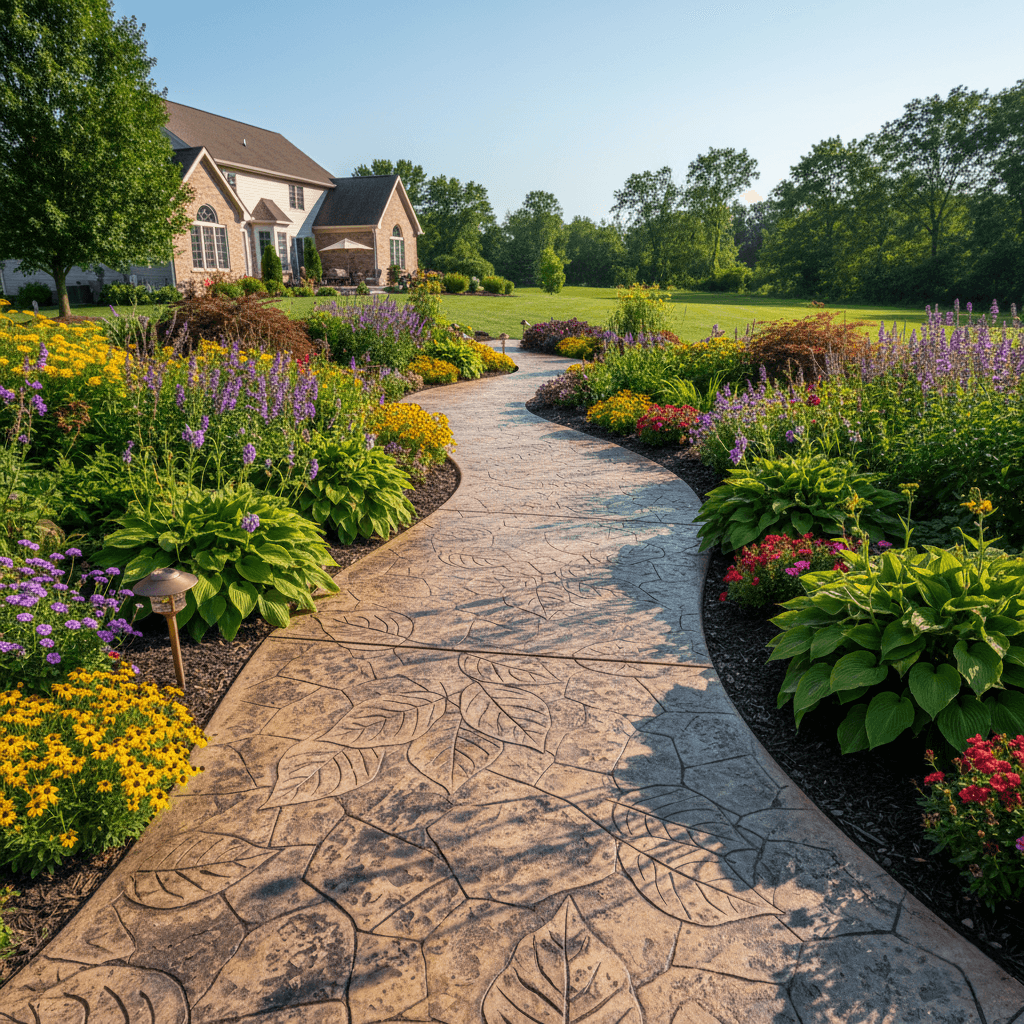 stamped concrete fairfield oh