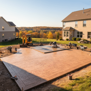 concrete patio fairfield oh