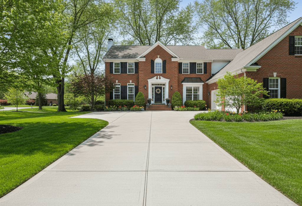 concrete driveway fairfield oh