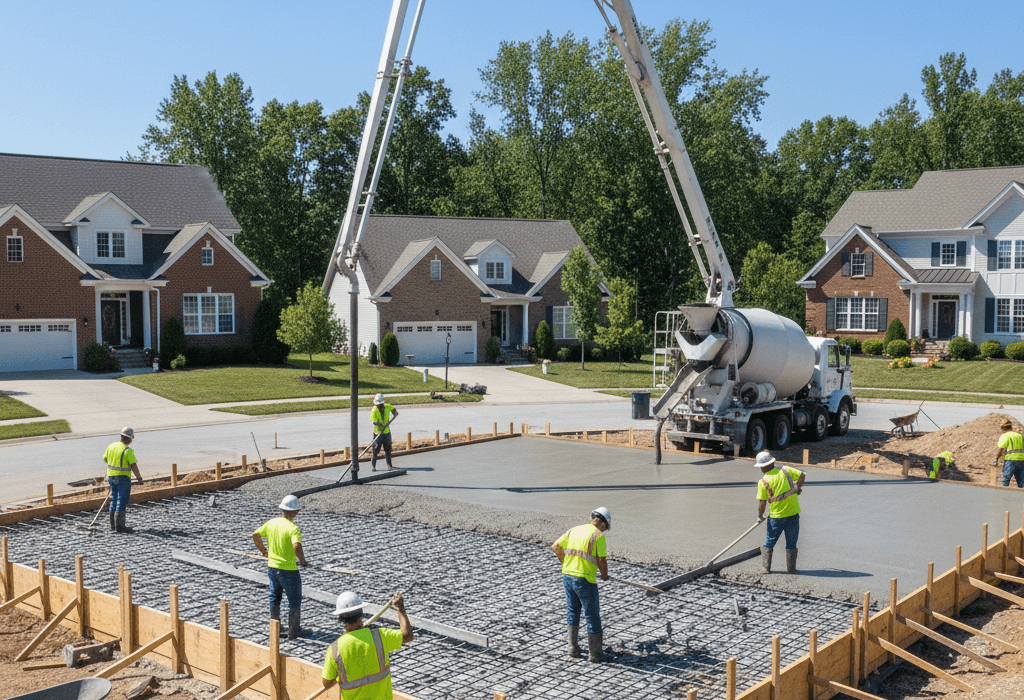 concrete slab fairfield oh