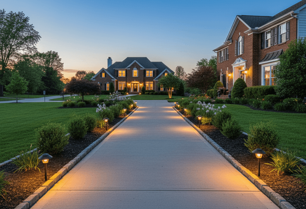 concrete walkway fairfield oh